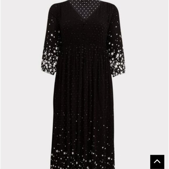 Torrid Maxi Clip Dot Dress - Picture 4 of 6